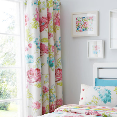 Stab Stitch Floral Single Panel