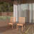 Rafael Wood Premium All-Weather Wicker Outdoor Stacking Dining Side Chair