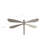 Set of 8 Stainless Steel Dragonfly Decor Adhesive Wall Decor, Silver