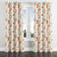 Rideaux Modern Modern - terre cuite orange avec œillets - 1 panneau-1724515257-1724515256