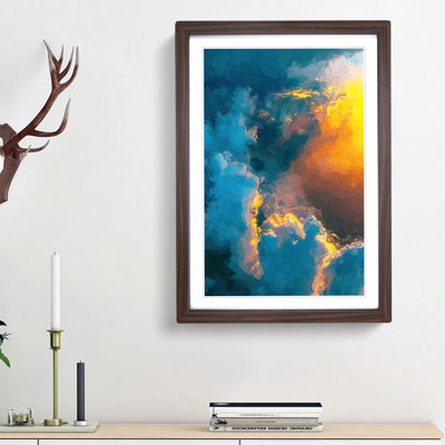 Light Through the Clouds in Abstract - Picture Frame Graphic Art Print