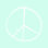 Peace Sign 2 - Wrapped Canvas Graphic Art