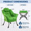 Upholstered Bean Bag Chair-1208570264