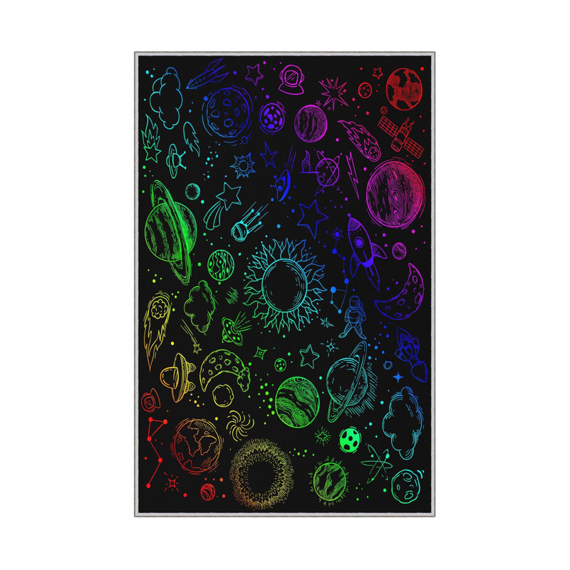 Stylish Hall Carpet (2.6 x 9.8 ft), 100% Polyester, 0.31 in Pile Height | Antibacterial, Non-Slip PVC Underside | 3D Digital Printed Design, Machine Washable, Perfect for Modern Home Décor & High Traffic Areas