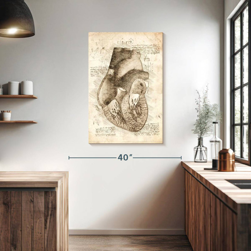 Keiri Human Heart Inside View, 39" H x 26" W