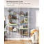 Tablette de rangement au-dessus de la toilette à 4 niveaux-419062332