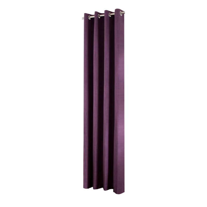 Ensemble de 2 rideaux occultants Solar Max, Aubergine