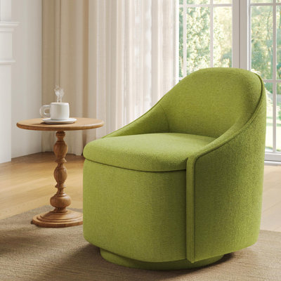  Fauteuil demi-tonneau pivotant avec rangement Aimille