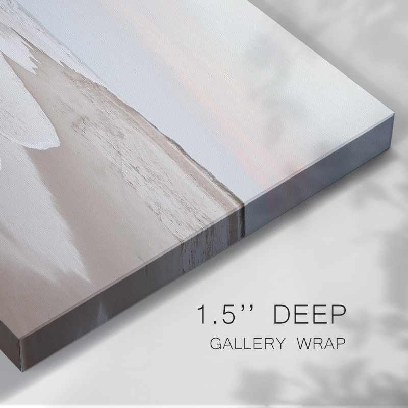 Corolla Soft Shore-Gallery Wrapped Canvas, 12" H x 18" W