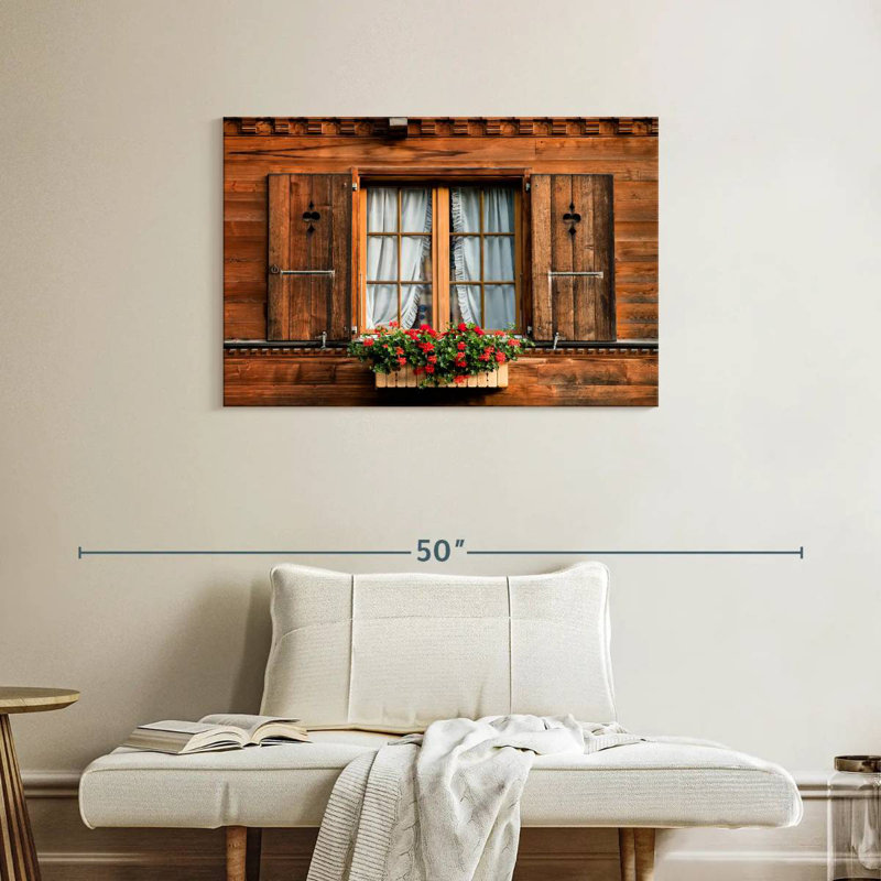 Lilie House Window, 24" H x 36" W