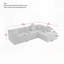 Canapé modulaire en L 105,5 po-1766202021