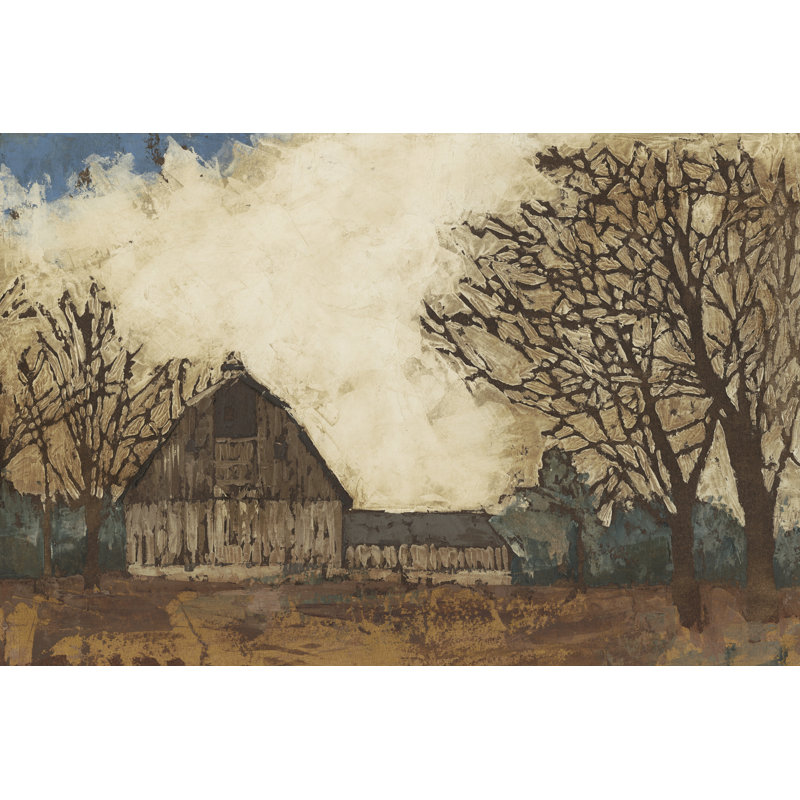 " Erstwhile Barn I " Painting Print, 20" H x 30" W x 1.25" D
