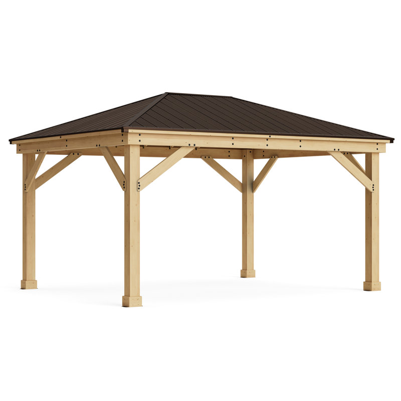 Meridian 12 Ft. W x 16 Ft. D Solid Wood Patio Gazebo