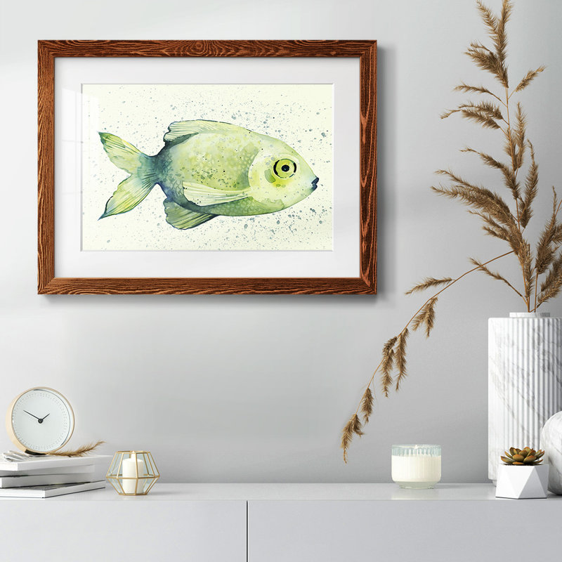 " Speckled Freshwater Fish II ", Maple, 22" H x 32" W x 1.5" D