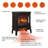 17.5'' W Electric Fireplace