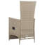 Chaise de patio inclinable avec coussins-1823144197