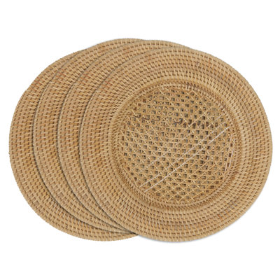 Sousplat Collection Jute Solid Colour Charger