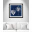 Impression sur cadre Cyanorphe Aspen Leaves-59878920-59878921