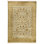 Hand Knotted Wool Area Rug in Cream And Gold