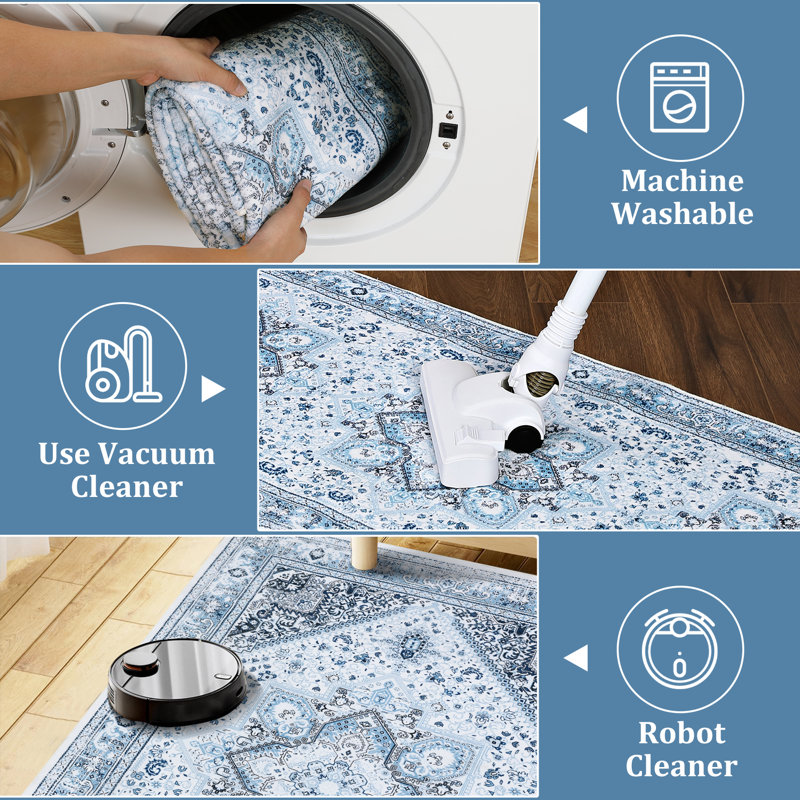 Tapis Kimaree avec envers antidérapant, Rectangle 9 pi x 12 pi
