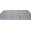 Tapis gris / gris en laine 5 x 8 Bruening