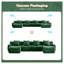 Canapé modulaire en U Emerald Green Teddy-1937557404