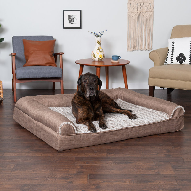 Canapé-lit Luxe, Jumbo Plus (l 53 po x P 40 po x H 5 po), Fumée de bois, Mousse à mémoire de forme