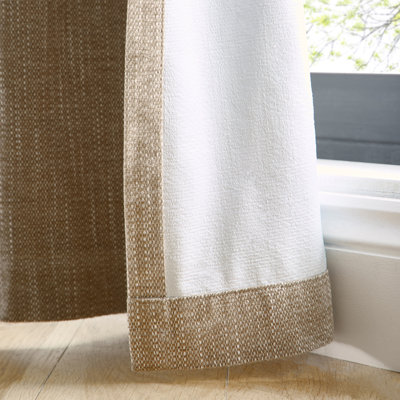 Boucle Chenille Blackout Curtain Panel Pair