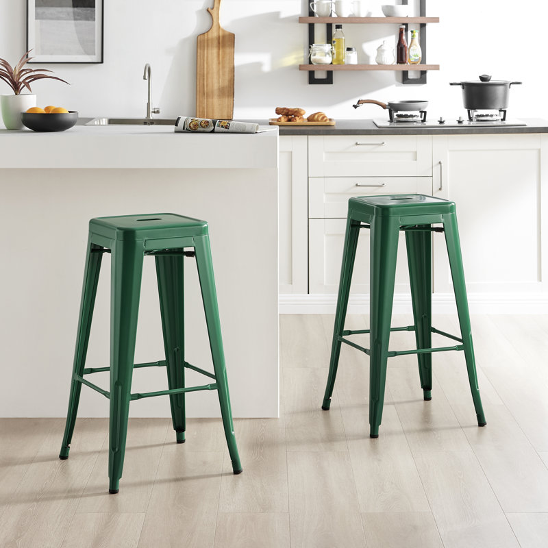 Honora 76cm Stool, Green
