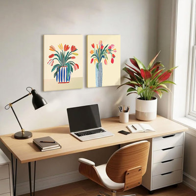 2 Piece Wrapped Canvas Print