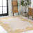 Auraya Coastal Cottage Palm Frond Border Yellow/Cream Indoor/Outdoor Rug-2104191602-2091950380