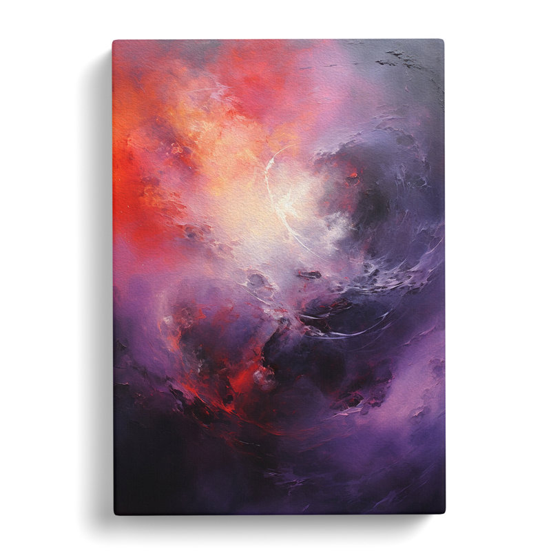 Galaxy Gestural No.2 - Wrapped Canvas, 50cm H x 35cm W x 3cm D