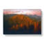 Sunset Over An Autumn Forest In Abstract - Wrapped Canvas Painting-55341619