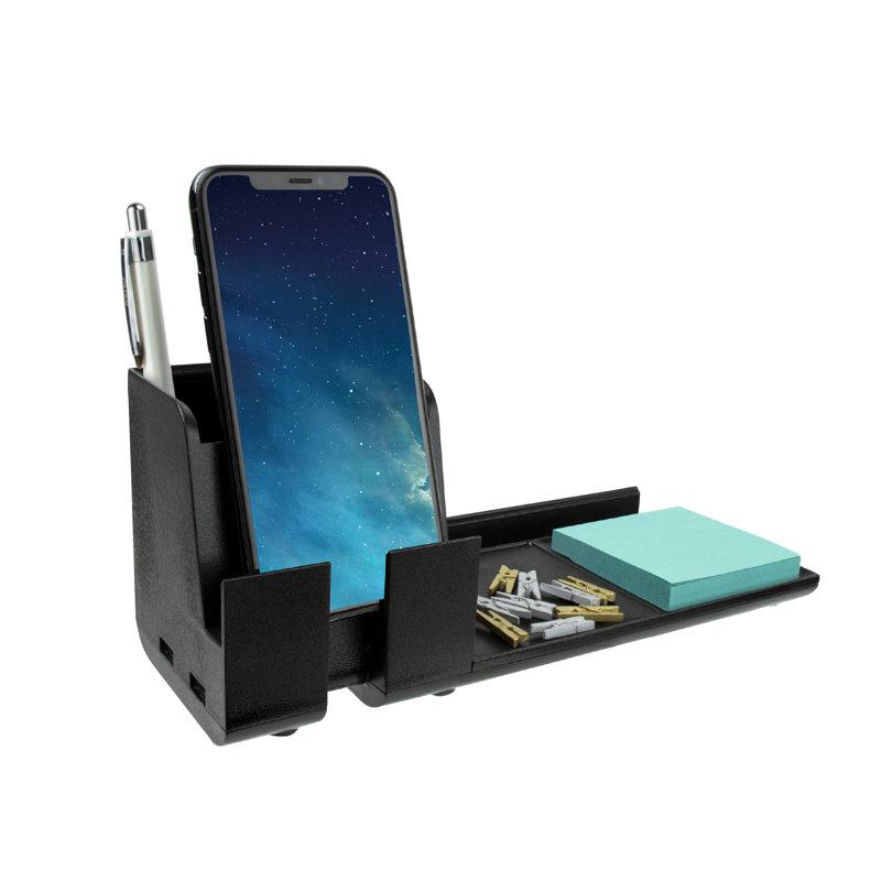 Plastic Desk Organizer, Black