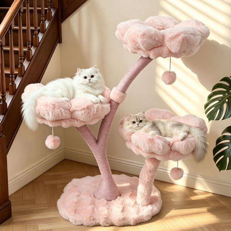 105cm H Cat Tree Tower Activity Center