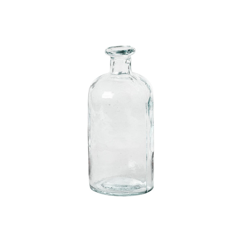 Bouteille en verre recyclé Tosca, transparent, H 8 po x l 3,25 po x P 3,25 po