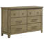 Commode 6 tiroirs Pelton