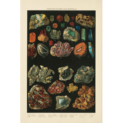 Precious Stones III by Wild Apple Portfolio - Wrapped Canvas Print