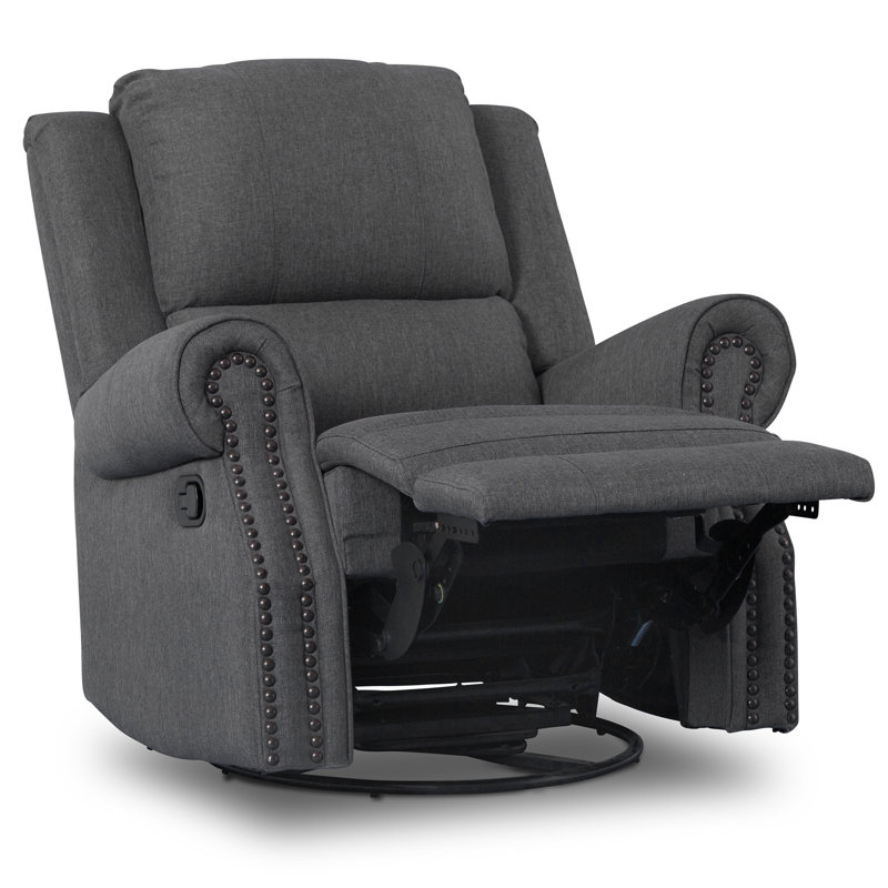 Delta Children Dylan Recliner, Charcoal, Charcoal
