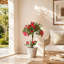 Artificial Bougainvillea Tree in Pot, Faux Flowering Plant Indoor Outdoor-1293101080