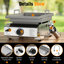 Plaque chauffante portative au propane en acier inoxydable R.W.FLAME 304 - 8 000 Btu, parfaite pour les barbecues, le camping et les véhicules récréatifs extérieurs