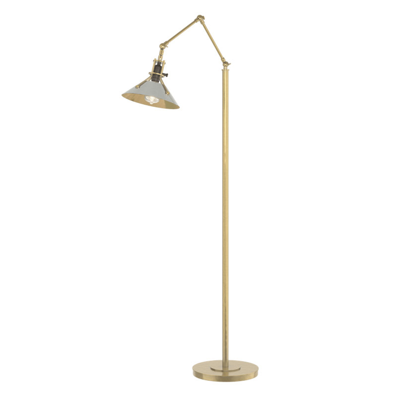 Henry 60.8" Task Floor Lamp, Modern Brass, Sterling