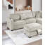 Canapé modulaire réversible en velours côtelé Camel-1793963875