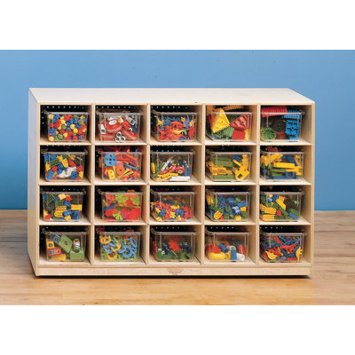 Mobile Compartment Cubby with Trays