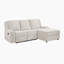 Canapé modulaire inclinable en chenille l 89,5 po Lashanda-1364408845