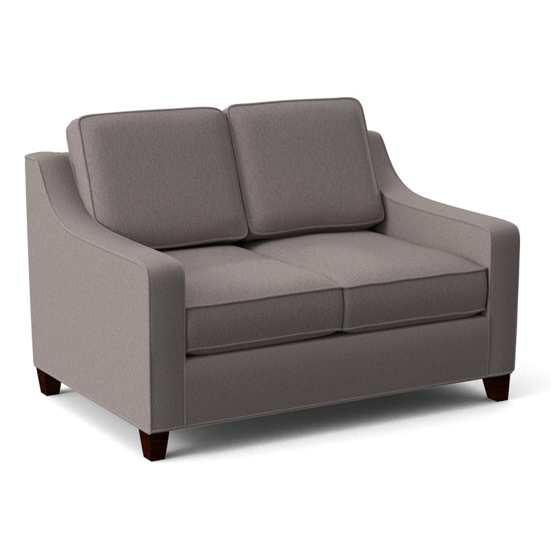 Clark 54" Square Arm Sofa Bed, Antic Lagoon, Empire Mahogany