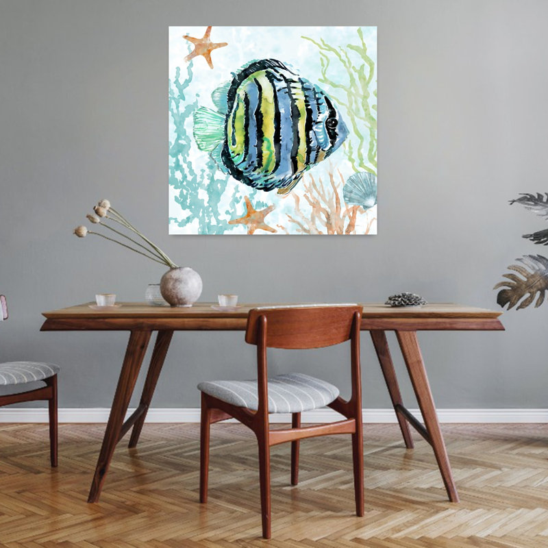 Art tropical, art tropical, H 32 po x l 32 po