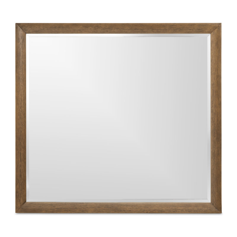 Miroir mural portrait - Brun sienne