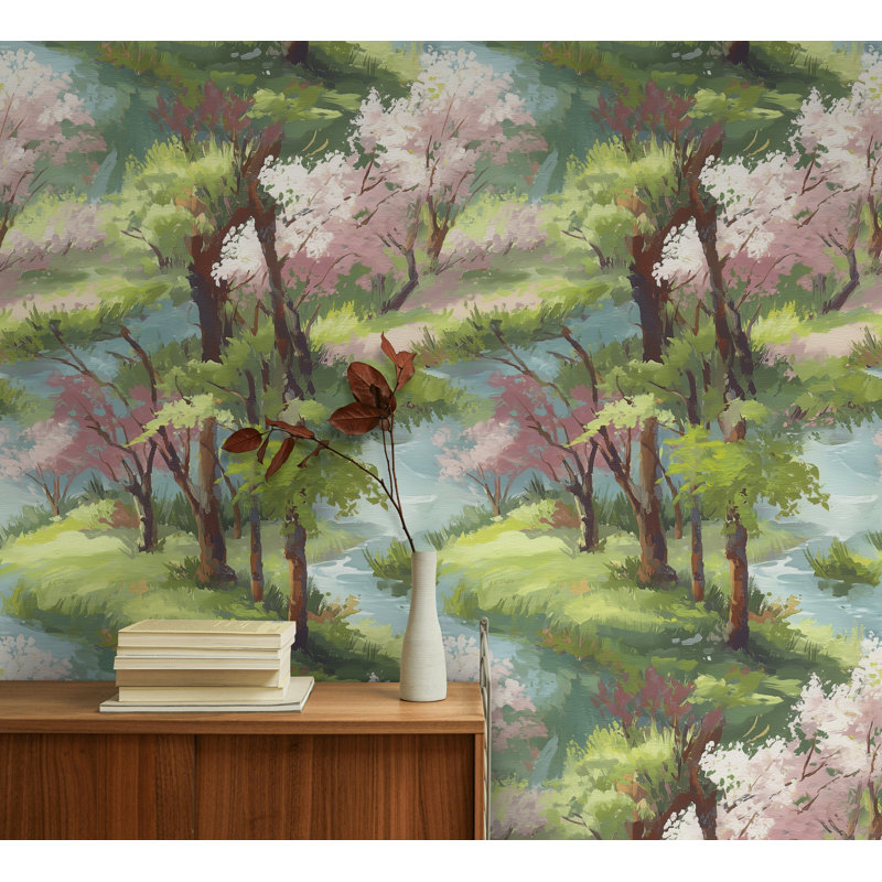 Papier peint amovible printemps