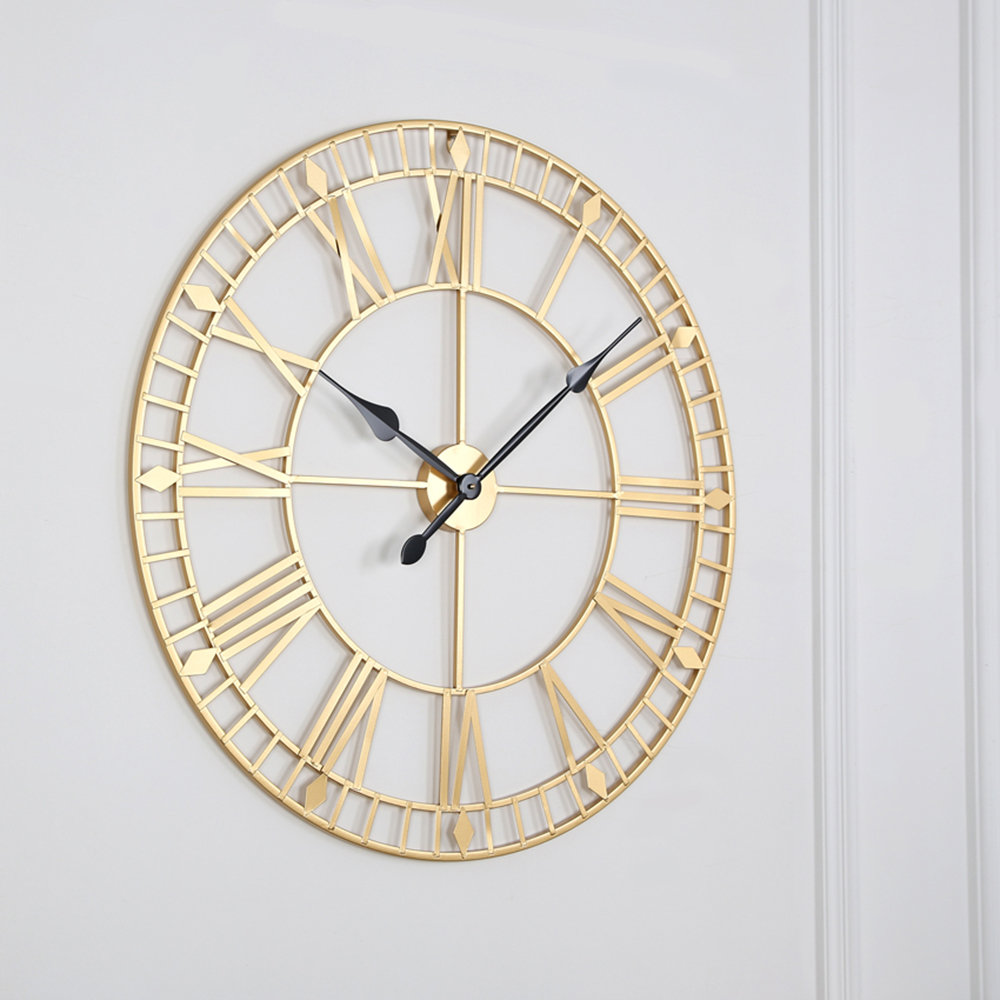 Evey - Skeleton Wall Clock with Roman Numerals